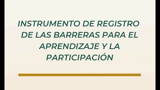 2a Sesión CTE Tema 9 Identificando Barreras para el Aprendizaje y la Participación [upl. by Bleier]