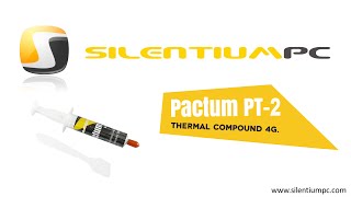 SilentiumPC Pactum PT2 4g  thermal grease application  nakładanie pasty termoprzewodzącej [upl. by Rosemarie]