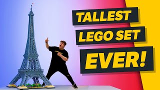 Building the LEGO Eiffel Tower 10307 Speed Build [upl. by Tneciv879]