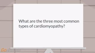 What are the types of cardiomyopathy [upl. by Schiff]