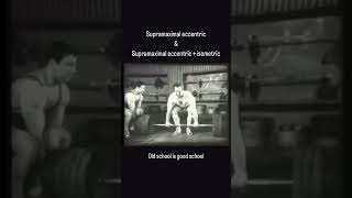 Only eccentrica isometrica ALLENAMENTO OLD SCHOOL oldschool training gym palestra [upl. by Eisdnil]