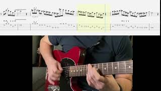 Contusion Guitar Solo With Tab [upl. by Ociredef]