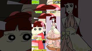 Then vs new cartoon shinchan 🌹💞🥰💖😘 cartoon love shinchan cute himawari popular edit shorts [upl. by Ekeiram]