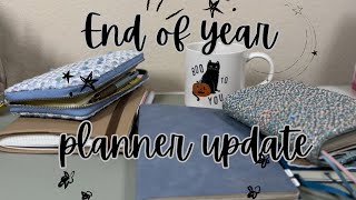 end of year journal amp planner update  thoughts on 2025 lineup [upl. by Susi798]