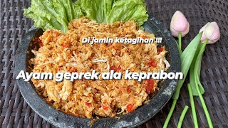 resep ayam geprek keprabon [upl. by Nadean]