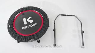 Kensone Trampoline Folding Instructions [upl. by Nedle]