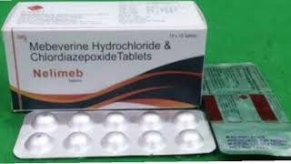 Nelimeb Tablets Mebeverine Hydrochloride amp Chlordiazepoxide Tablets [upl. by Goulet]