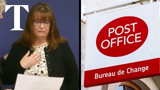 Post Office scandal IT officer breaks down during inquiry [upl. by Krm510]