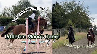 Technical jumping and our first trip to the gallops  Littleton Manor 2024 [upl. by Gabey245]