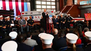 Robert S Tucker longtime FDNY Foundation Board Member is appointed Fire Commissioner [upl. by Iphigenia]