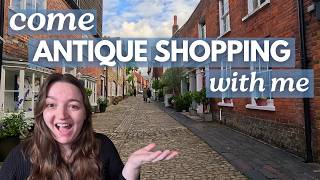 Antique Shopping Vlog  Petworth Midhurst Antiques Fair UK Antiques Haul Cherrys Bakery [upl. by Layney131]