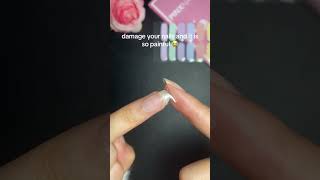 My friend is FAKE 😭 nails naildesigns nailart nailtech manicure nailpolish gelnails nail [upl. by Jopa]