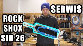 SERWIS ROCK SHOX SID 26 DUAL AIR 1999r CZ2  SERWIS 24 [upl. by Nereen302]