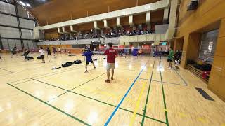 annual kodaira city badminton tournament in tokyo [upl. by Johnstone573]