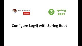 How to configure Log4j with Spring boot Micro service application [upl. by Dyann302]