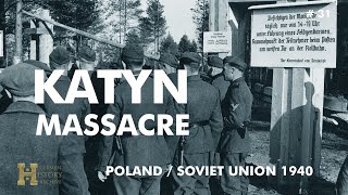 31 Poland  Soviet Union 1940 ▶ Katyn Massacre by Soviet NKVD April 40 Exhumation Mass Grave [upl. by Saqaw233]