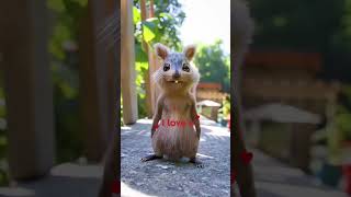 squirrelI love u 🥰 squirrel​​​ cute​​​ satisfying​​​ cuteanimal​​​ squirrelthoughts​​​ [upl. by Akemat]