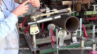 Cutting Torch 1 of 3 Oxy Acetylene Torch Holder  Pipe Rolling System [upl. by Mapes]