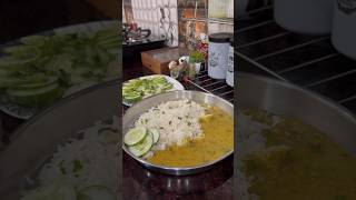 Most comforting food🥗🤤 nehabisht cooking viral minivlog pahadi ytshorts dalchawal [upl. by Greenquist]