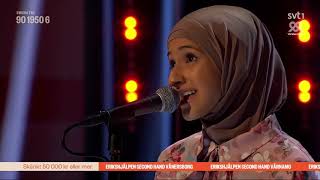 Amena Alsameai  quotSinging for the Children on Earthquot  SVT1 [upl. by Nita]