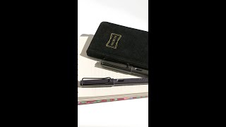 Lamy Safari Steel Black vs Charcoal Fountain Pens [upl. by Giffer]