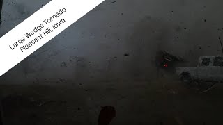 Monster EF4 Tornado Caught on GoPro Camera Hitting Neighborhood Homes  Pleasant Hill Iowa [upl. by Soiritos]