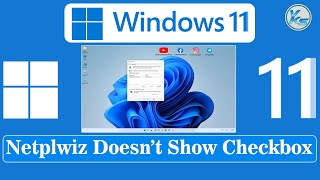 ✅ Netplwiz Doesnt Show Checkbox  Netplwiz Disable Password Windows 11 [upl. by Grani892]