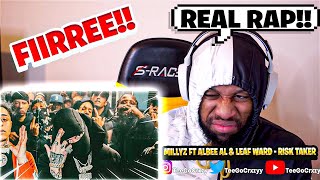 THIS A REAL LINEUP Millyz ft Albee Al amp Leaf Ward  Risk Takers Official Video REACTION [upl. by Hebel81]