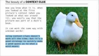 Using Context Clues to improve vocabulary [upl. by Droflim209]