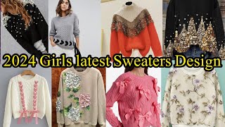 latest Sweaters Design for girls 2024winter sweaters designsweater design [upl. by Okihcim484]