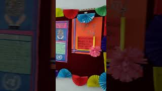 Soft board decoration ideas nipunbharatabhiyan primaryschool [upl. by Sid]