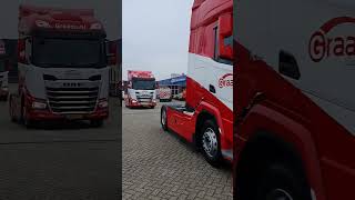 Logistiek dienstverlener Graaco vernieuwt zijn wagenpark met vijf nieuwe DAF XF 480 trekkers [upl. by Ssitruc714]