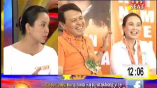 Hot Seat Loren Legarda Part 2 [upl. by Lemmueu942]