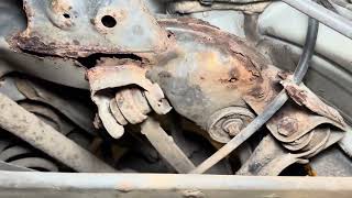 Rear Subframe Corroded Mercedes CLK 280 [upl. by Newberry236]