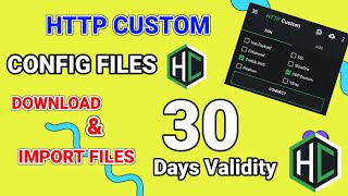 How to create a monthly 30 day Http Custom UDP custom config files for secure browsing [upl. by Hgieleak]