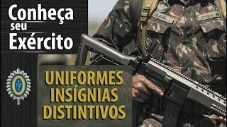 Uniformes Insígnias e Distintivos do Exército [upl. by Cain724]