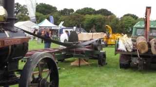 Traction Engine Powered Sawbench [upl. by Aicenod266]