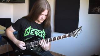 Megadeth  Take No Prisoners FULL GUITAR COVER [upl. by Luapleahcim5]