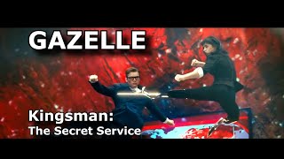 Gazelle  Gazelle vs Eggsy  Kingsman The Secret Service 2014 feat Sofia Boutella HD [upl. by Center182]