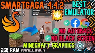 New 🚀SmartGaGa 442 Free Fire Auto LogOut Fixed🎯Black Auto Reset Fix🔰 l ⚡Low End PC💻 3GB Emulator⭐ [upl. by Hras]