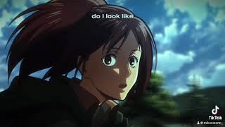 Sasha and Gabi Edit  Attack On Titan  Like her [upl. by Ludly]