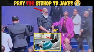 Bishop TD Jakes Had Medical Emergency On Stage During Sunday Live Service TD Jakes Stroke [upl. by Ranger]