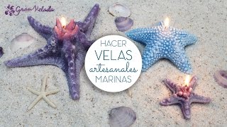 Hacer velas artesanales Marinas [upl. by Annaohj]