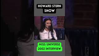 MISS UNIVERSE 2002  HOWARD STERN INTERVIEW  MS RUSSIA  OXANA FEDEROVA [upl. by Aemat]