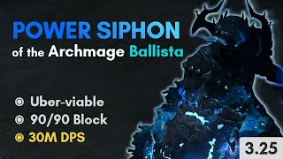 PoE 325 Settlers  Svalinn Power Siphon of the Archmage Ballista Totems  T17 Showcase [upl. by Analed]