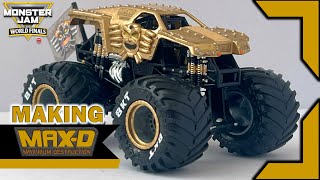 Making MaxD GOLD  Monster Jam Customs World Finals Replicas [upl. by Imiaj]