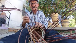 Söğüt Dalından Sepet Örme  Basket Knitting from Willow Branch [upl. by Yenaj]