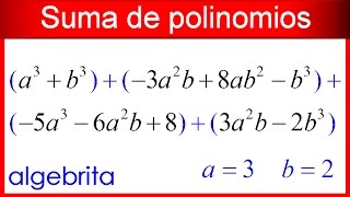 Suma de polinomios por valor numérico OMP 154 [upl. by Massie]