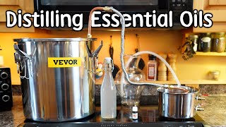 How To Distill Your Own Essential Oils and Farm Vlog  vevorofficial [upl. by Ilrak29]