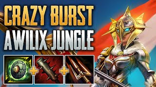 HER BURST DAMAGE IS CRAZY Awilix Jungle Gameplay SMITE Conquest [upl. by Melisse]